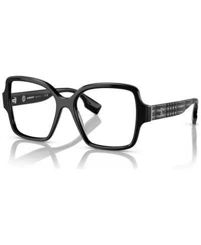 Burberry Women's Square Eyeglasses, Be2374 52 In Black