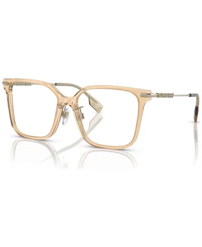 Burberry Women's Square Eyeglasses, Be2376 52 In Brown