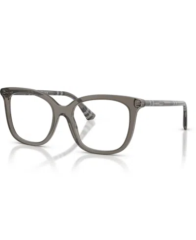 Burberry Women's Square Eyeglasses, Be2430 In Gray