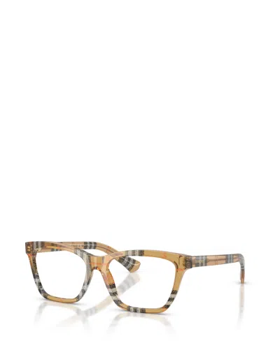 Burberry Women's Square Eyeglasses, Be2440 In Check Sand