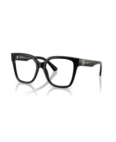 Burberry Women's Square Eyeglasses, Be2443 In Black