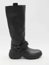 Burberry Woman Boot Black Size 7 Leather