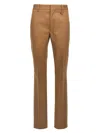 Burberry Straight Trousers Back Pocket In White