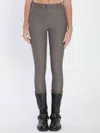 Burberry Brown Herringbone Stretch Cotton Jodhpur Trousers In Gray