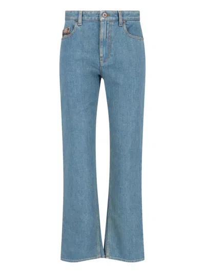 Burberry Women's Stretch Denim Jeans In Blue