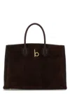 Burberry Brown Suede Small Rocking Horse Handbag