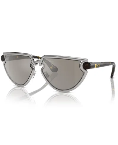 Burberry Woman Sunglasses Be3152 In Light Grey Mirror Silver