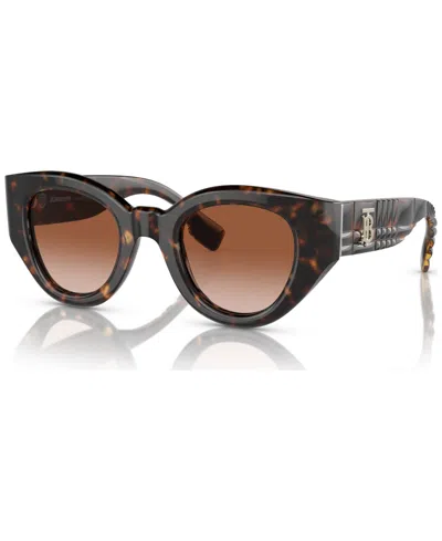 Burberry Women's Sunglasses, Be4390 Meadow In Dark Havana