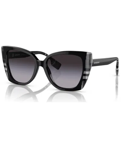 Burberry Cat Eye Sunglasses 0 Be4393 40518 G In Black