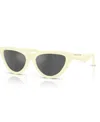 Burberry Woman Sunglass Be4436u In Yellow