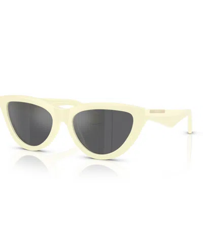Burberry Woman Sunglass Be4436u In Grau Verspiegelt Silber
