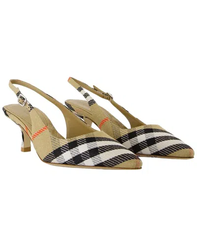 Burberry Women's Synthetic Lf Birdie 55 Sandal (authentic Pre-loved) In Green