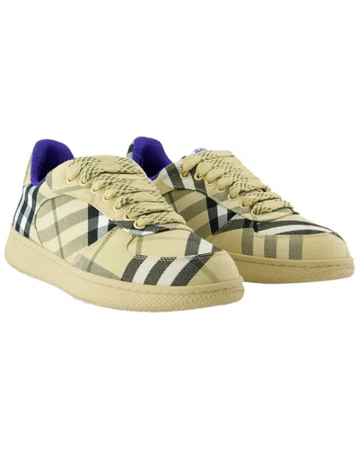 Pre-owned Burberry Women's Synthetic Terrace Sneaker, Never Worn (authentic Pre-loved)