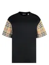 Burberry Regular Logo T-shirt In Black