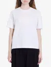 Burberry Equestrian Knight Embroidered White T-shirt In White