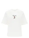 Burberry Crew Neck Floral Motif Short Sleeves T-shirt
