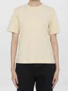 Burberry Women T-shirt With Paisley Logo In Neutral
