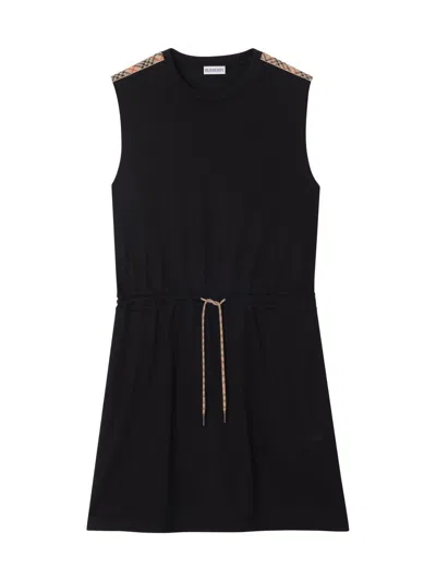 Burberry Women's Tabitha Cotton Minidress In Black