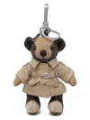 Burberry Thomas Trench-coat Teddy Bear Key-ring In Beige