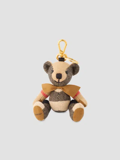 Burberry Women's Thomas Check Bear Bag Charm In Brown