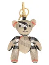 Burberry Thomas Teddy Bear Bag Charm In Beige