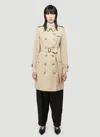 Burberry Women Trench Coat In Neutral