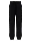 Burberry Ekd Check Patch Track Pants In Black