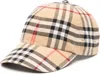 Burberry Vintage Check-pattern Baseball Cap In Beige