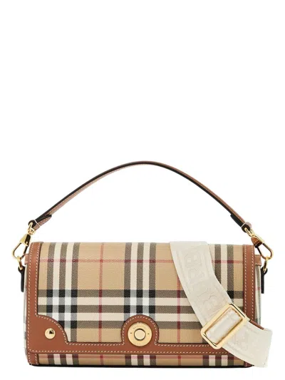 Burberry Women's Vintage Check Pattern Shoulder Bag