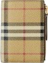 Burberry Leather Purses And Cardholders With Zip Pocket In Beige