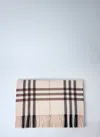 Burberry Women Wide Check Cashmere Scarf In Neutral