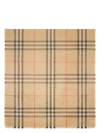BURBERRY WOMEN'S WOOL AND SILK SCARF