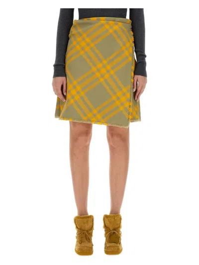 BURBERRY WOMEN'S WOOL BLEND KILT