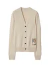 Burberry Women Wool Cardigan Nutmeg In Neutral