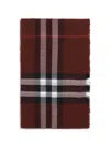 Burberry Women Wool Check Wide Scarf In Multi