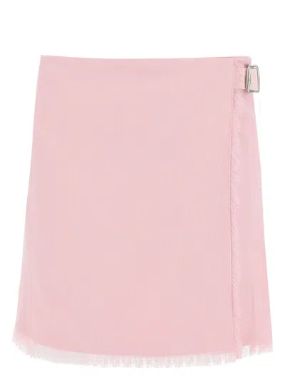 Burberry Women's Wool Mini Skirt