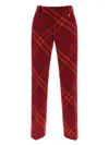 Burberry Women's Wool Pants | Size 8 | 8077306 In Multicolour