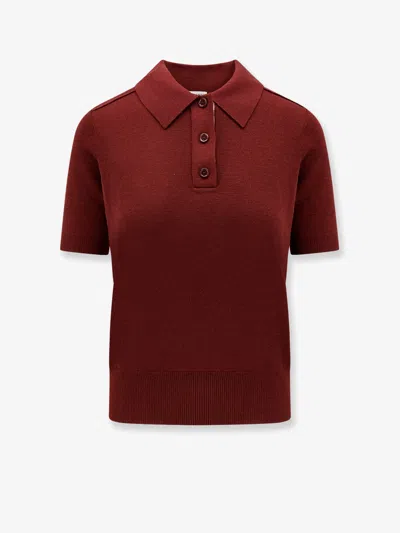 BURBERRY BURBERRY WOMEN WOOL POLO SHIRT