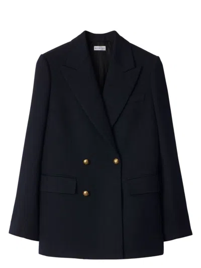 BURBERRY WOMEN'S WOOL TAILORED JACKET