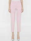 Burberry Wool Cigarette Pants With Pleats