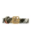 Burberry Checkered B-buckle Belt In Brown
