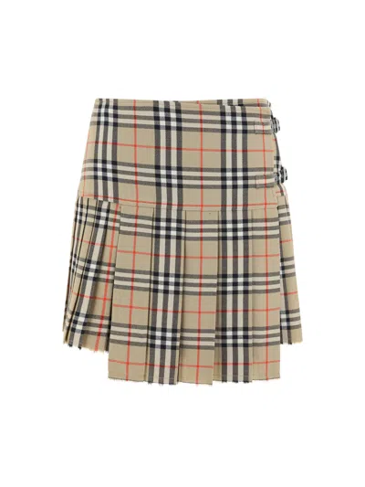 Burberry Skirt  Woman Color Beige