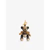 Burberry Womens Archive Beige Thomas Bear Cashmere Keyring