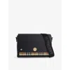 Burberry Note Medium Canvas And Leather Shoulder Bag