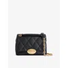 Burberry Quilted Chain Strap Crossbody Bag With Gold-tone Hardware In Black