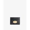 Burberry Womens Black Strand Leather Card Holder In Black