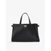 Burberry Womens Cotswolds Small Leather Tote Bag Black
