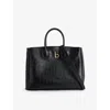Burberry Womens Rocking Horse Small Leather Tote Bag Black