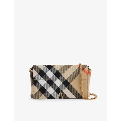 Burberry Womens Snip Mini Cross-body Bag Sand
