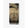 Burberry Pattern Jacquard Checked Fringed-edge Scarf In Neutral